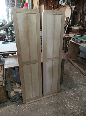 vitrine en frêne